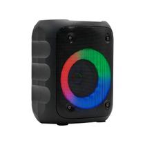 Caixa de Som Bluetooh 10W Potente LED RGB Portátil Caixinha