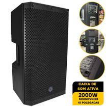Caixa De Som Bluetooth 2000W Soundvoice 15 Polegadas Caixa Ativa Para Festa DJ Caixa De Som Bluetooth 2000W Soundvoice 15 Polegadas Caixa Ativa Para Festa DJ