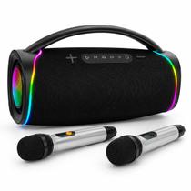 Caixa de Som Bluetooth 320W RGB com Microfone Sem Fio Potente Caixa de Som Bluetooth 320W RGB com Microfone Sem Fio Potente