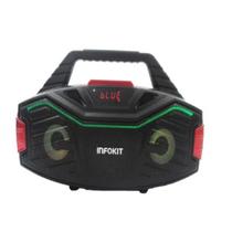 Caixa de som bluetooth 32w bass fm usb sd led vc-m410bt verm