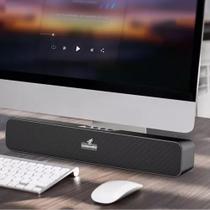 Caixa De Som Bluetooth 5.0 Soundbar Portátil Grave Potente Bateria de Longa