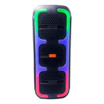 Caixa de Som Bluetooth 50W RGB LED Recarregável USB/Fm