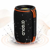 Caixa de som bluetooth 5w agold ipx6 potente à prova dágua