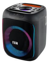 Caixa de som bluetooth 600w Fam A601 cor preto