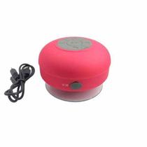 Caixa De Som Bluetooth À Prova D Água Para Banheiro Vidro - ROSA