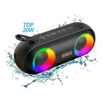 Caixa De Som Bluetooth Agold Sm-31 Music 20w Preto C/nf - AL GOLD