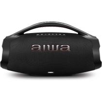Caixa de som bluetooth aiwa 200w bbs-01b ip66 boombox preto Caixa de som bluetooth aiwa 200w bbs-01b ip66 boombox preto