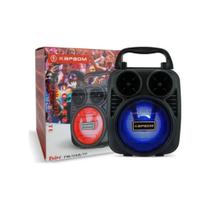 Caixa De Som Bluetooth Al 1185 Cor Preto Kapbom KA-8001 Caixa De Som Bluetooth Al 1185 Cor Preto Kapbom KA-8001
