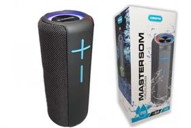 Caixa De Som Bluetooth Alto Falante LED Portátil 18w Kimaster K450 Resistente a Água