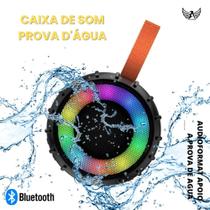 Caixa De Som Bluetooth Altomex Al-958 A Prova D'agua RGB