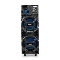 Caixa de Som Bluetooth Amplificada Amvox Aca 1402 Titan Black Preta com Led Bivolt Caixa de Som Bluetooth Amplificada Amvox Aca 1402 Titan Black Preta com Led Bivolt