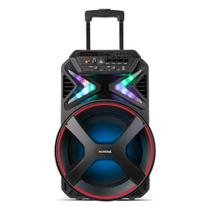 Caixa de Som Bluetooth Amplificada Mondial Connect Lights CM-400 400w Bivolt Preto