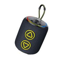 Caixa de Som Bluetooth Awei KA13 TWS 8W Resistente à Água IPX5 com Luzes RGB Preto Caixa de Som Bluetooth Awei KA13 TWS 8W Resistente à Água IPX5 com Luzes RGB Preto
