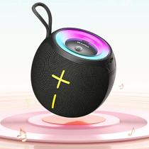 Caixa de Som Bluetooth Awei KA19 12W Sons Relaxantes Luzes RGB e Resistência IPX4 Preto Caixa de Som Bluetooth Awei KA19 12W Sons Relaxantes Luzes RGB e Resistência IPX4 Preto