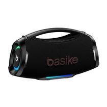 Caixa de Som Bluetooth Basike Boombox 200W Potente RGB TWS Portátil Bateria Recarregável USB Auxiliar Resistente à Água IPX6 Caixa de Som Bluetooth Basike Boombox 200W Potente RGB TWS Portátil Bateria Recarregável USB Auxiliar Resistente à Água IPX6