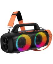 Caixa de Som Bluetooth BassBloom Roar 1 60W IPX6 com Luzes RGB Caixa de Som Bluetooth BassBloom Roar 1 60W IPX6 com Luzes RGB