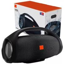 Caixa De Som Bluetooth Booms box Portátil Potente Usb Fm Preto Caixa De Som Bluetooth Booms box Portátil Potente Usb Fm Preto