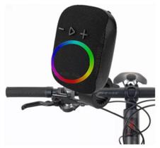 Caixa de som Bluetooth c/ Suporte p/ Bicicleta Moto Portátil Recarregável