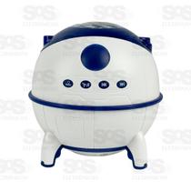 Caixa De Som Bluetooth Cápsula Luz Estrelada Caixa De Som Bluetooth Cápsula Luz Estrelada