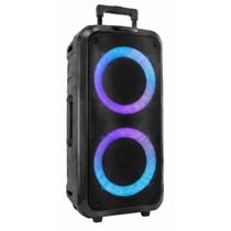 Caixa De Som Bluetooth Com LED RGB E Seis Modos Strobe Caixa De Som Bluetooth Com LED RGB E Seis Modos Strobe