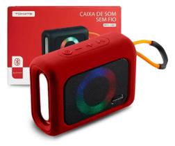 Caixa de som bluetooth com led tomate mts1001 Caixa de som bluetooth com led tomate mts1001