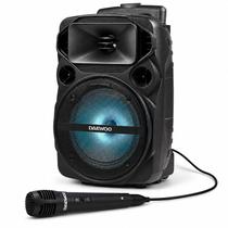 Caixa de Som Bluetooth com Microfone Daewoo FlashBox 150 45W RGB DW0820 Caixa de Som Bluetooth com Microfone Daewoo FlashBox 150 45W RGB DW0820