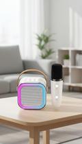 Caixa de Som Bluetooth com Microfone Karaokê Infantil Caixa de Som Bluetooth com Microfone Karaokê Infantil