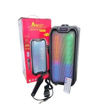 Caixa De Som Bluetooth E Usb Com Microfone E Controle Preta Caixa De Som Bluetooth E Usb Com Microfone E Controle Preta