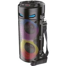 Caixa de Som Bluetooth e USB com Microfone e Controle Preta
