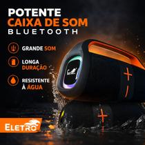 Caixa de Som Bluetooth Eletro Boombox 50W Som Potente Churrasco Entrega rapida
