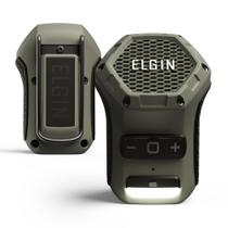Caixa de Som Bluetooth Elgin Thumper com Presilha, Resistente às Intempéries