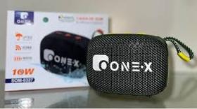Caixa de som bluetooth fm/tf/usb/aux 10w wirelles onex som-0327