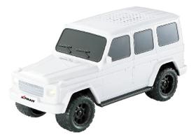 Caixa De Som Bluetooth Formato Carro Off-road 4x4 Fm Branco