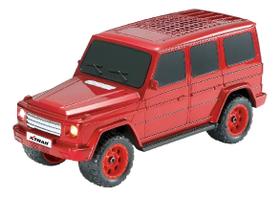 Caixa De Som Bluetooth Formato Carro Off-road 4x4 Fm Red