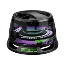 Caixa De Som Bluetooth G200 Com Iluminação RGB BT5.3, Suporte Para Telefone, 7 Horas De Reprodução - NONE
