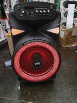 Caixa de Som Bluetooth Grande 58CM C/Rodinha Potente 300W RMS + Microfone Karaokê - PRONTA ENTREGA
