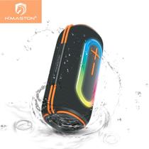 Caixa de Som Bluetooth Hamaston AM38 20W Multicolorida com Luzes LED, Bateria 1800mAh e IPX6