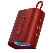 Caixa de Som Bluetooth Inova Go4 Pro Portátil com Luz RGB, Conexão Sem Fio e Design à resistente dÁgua