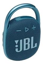 Caixa De Som Bluetooth Jbl Clip 5 À Prova Dagua Portátil Azul
