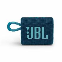 Caixa De Som Bluetooth JBL Go 3 4.2W RMS Portatil Prova D'Agua Azul