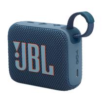 Caixa De Som Bluetooth Jbl Go4 A Prova D'água Azul