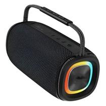 Caixa de Som Bluetooth Kaidi KD821 Preto IPX6 RGB TWS 10W Rádio FM USB Cartão SD Caixa de Som Bluetooth Kaidi KD821 Preto IPX6 RGB TWS 10W Rádio FM USB Cartão SD