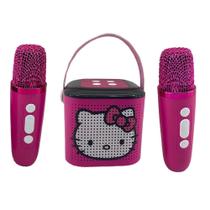 Caixa de Som Bluetooth Karaokê Infantil Hello Kitty Caixa de Som Bluetooth Karaokê Infantil Hello Kitty