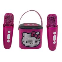Caixa De Som Bluetooth Karaokê Infantil Hello Kitty Caixa De Som Bluetooth Karaokê Infantil Hello Kitty