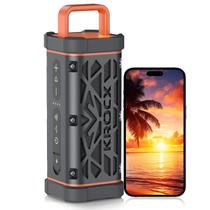 Caixa de Som Bluetooth KROCX TRAVOR 45W IP68 à Prova dÁgua Caixa de Som Bluetooth KROCX TRAVOR 45W IP68 à Prova dÁgua