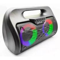 Caixa de som Bluetooth - KTS-1267 Pendrive Mp3 Radio Fm