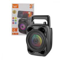 Caixa De Som Bluetooth LED RGB Usb Cartão TF Alta Qualidade 8w Altomex AL-3187