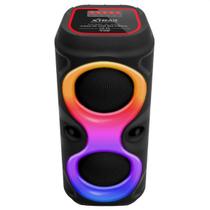 Caixa De Som Bluetooth Led Rgb Usb Fm Tws 50w Xtrad 110 220v