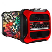 Caixa de Som Bluetooth/ Micro SD/ Auxiliar (P2)/ Microfone (P10)/ USB - Telefunken