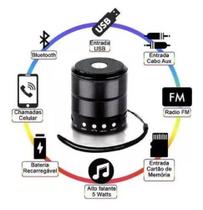 Caixa De Som Bluetooth Mini Speaker Ws-887 Caixa De Som Bluetooth Mini Speaker Ws-887